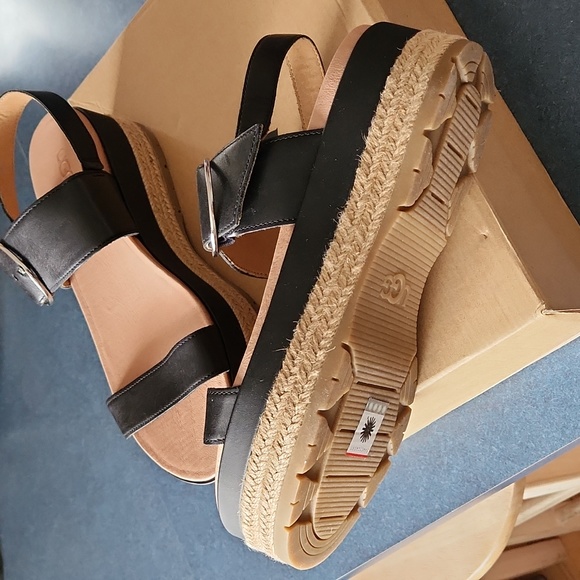 UGG Women's Leather Sandals - Picture 7 of 8